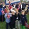 Flagg og faner hører 17. mai til. her etter toget i Tønsberg. 