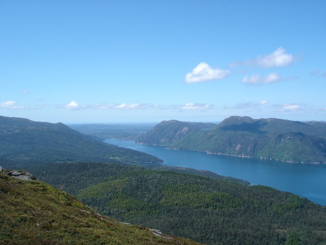 Yrkesfjorden mot Haugalandet