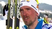 En sliten Olsson etter seieren: - Jeg var sterk nok til å gå alene hele veien - Svenske Johan Olsson vant gull på 50 km i ski-VM i Val di Fiemme. Her kan du se intervjuet med Olsson etter målgang.