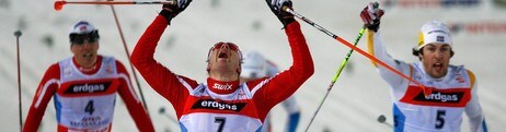 Jens Arne Svartedal vinner sprintfinalen i ski-VM i Sapporo (Foto: MICHAEL DALDER/REUTERS) Jens Arne Svartedal vinner sprintfinalen i ski-VM i Sapporo (Foto: MICHAEL DALDER/REUTERS)