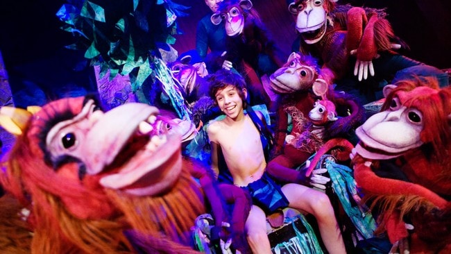 Skage Lem som Mowgli i Jungelboken (Foto: Taran Management) Skage Lem som Mowgli i Jungelboken (Foto: Taran Management)
