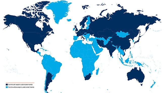 Verdens land atomsikkerhet (Foto: The Nuclear Threat Initiative (NTI)) Verdens land atomsikkerhet (Foto: The Nuclear Threat Initiative (NTI))