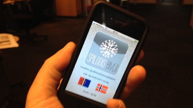 Spilddis bivlii - Sápmi - samisk App (Foto: Dan Robert Larsen/NRK) Spilddis bivlii - Sápmi - samisk App (Foto: Dan Robert Larsen/NRK)