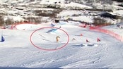 Her utløses skia til Zachrer - Skia til Zachrer utløste seg selv i et feilskjær. Kommentatorer: Thomas Lerdahl og Audun Grønvold