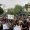Demonstrasjoner mot president Bashar al-Assad i Kafranbel, nær Idlib 29. april. Demonstrasjoner mot president Bashar al-Assad i Kafranbel, nær Idlib 29. april.