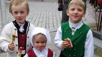 Noah, Sannah og Eivind (Foto: Erik Wiig Andersen/NRK)