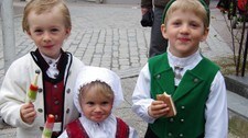 Noah, Sannah og Eivind (Foto: Erik Wiig Andersen/NRK)
