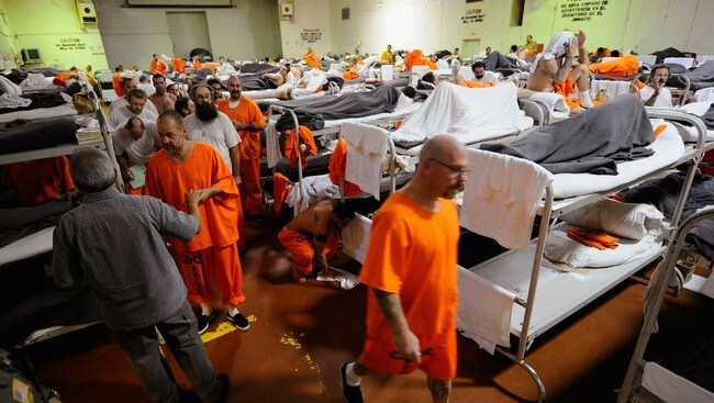Chino State Prison i California (Foto: KEVORK DJANSEZIAN/Afp) Chino State Prison i California (Foto: KEVORK DJANSEZIAN/Afp)