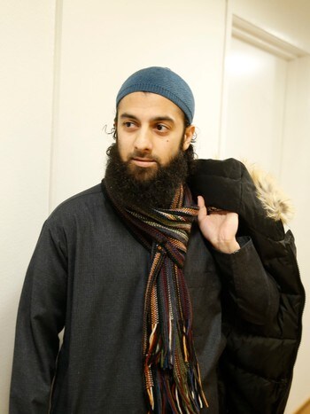 Ubaydullah Hussain i Arfan Bhattis  fengslingsmøte i 2015