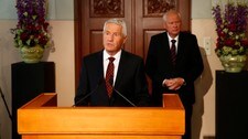 Nobelkomiteens leder Thorbjørn Jagland (Foto: Junge, Heiko/NTB scanpix) Nobelkomiteens leder Thorbjørn Jagland (Foto: Junge, Heiko/NTB scanpix)