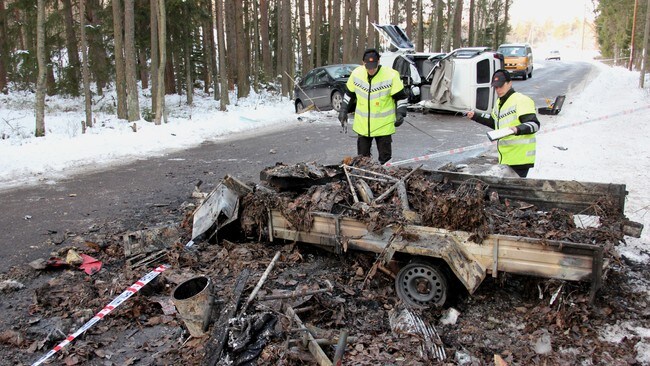 Dødsulykke i Slagendalen i Tønsberg (Foto: Jan Gulliksen/NRK)