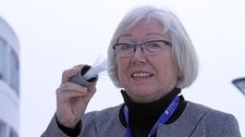 May-Britt Hägg ved NTNTU (Foto: Unni Eikeseth, NRK) May-Britt Hägg ved NTNTU (Foto: Unni Eikeseth, NRK)