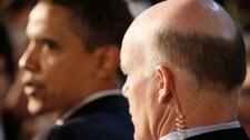 Barack Obama og Secret Service (Foto: AP Photo/Charles Dharapak)