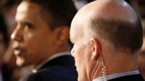 Barack Obama og Secret Service (Foto: AP Photo/Charles Dharapak)