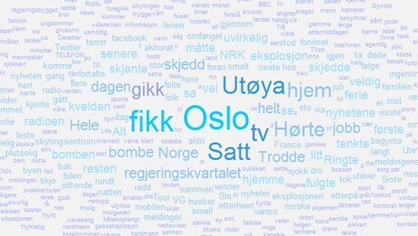 Minnekart ordsky (Foto: Skjermdump/NRK) Minnekart ordsky (Foto: Skjermdump/NRK)