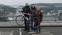 Startstreken vil være plassert nøyaktig på Riksgrensen mellom Sverige og Norge. (Foto: Marcus Millegård/NRK) Startstreken vil være plassert nøyaktig på Riksgrensen mellom Sverige og Norge. (Foto: Marcus Millegård/NRK)