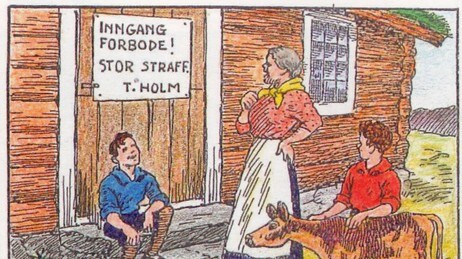 Vangsgutane (Illustrasjon: Jens R. Nilssen) Vangsgutane (Illustrasjon: Jens R. Nilssen)