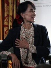 Aung San Suu Kyi (Foto: Laila Bakken/NRK) Aung San Suu Kyi (Foto: Laila Bakken/NRK)