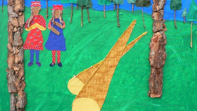  Et bilde laget av en andreklasse ved Rød skole på Kråkerøy.   (Foto: Illustrasjon: Handout)