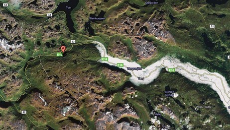 Otrøvannet, Valdres (Kilde: Google maps) Otrøvannet, Valdres (Kilde: Google maps)