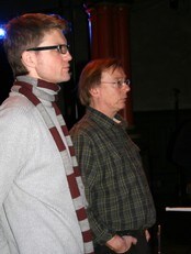 Komponisten Eivind Buene og dirigenten Christian Eggen (Foto: Bodil Johanne Jensen) Komponisten Eivind Buene og dirigenten Christian Eggen (Foto: Bodil Johanne Jensen)
