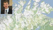 Jon Gauslaa på Finnmarkskart
