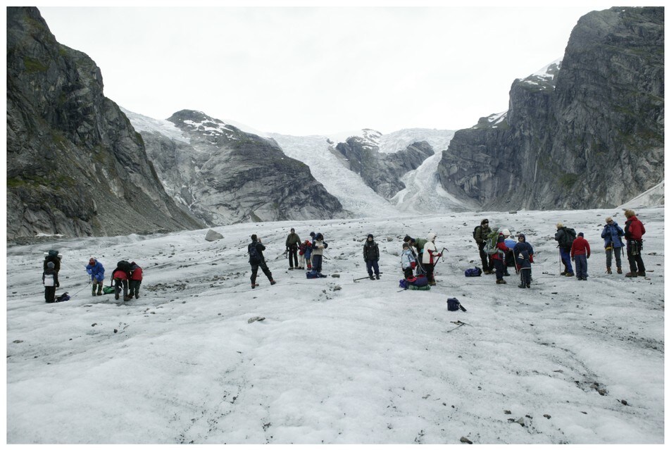 Brevandring på Austerdalsbreen