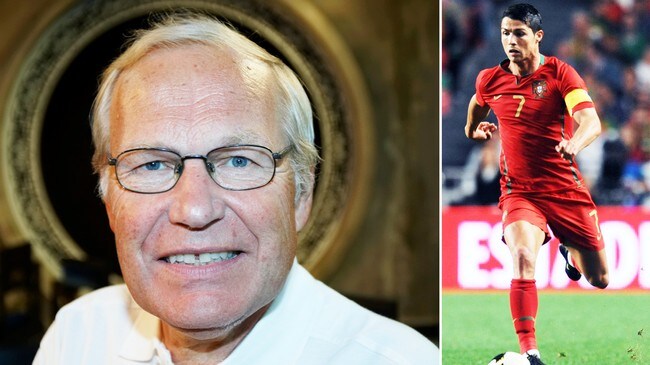 Arne Scheie og Cristiano Ronaldo Arne Scheie og Cristiano Ronaldo