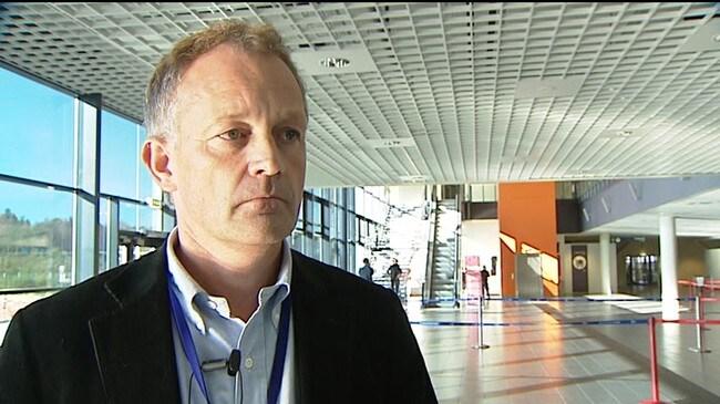 Pål Tandberg, Adm. dir. på Rygge sivile lufthavn (Foto: NRK/NRK) Pål Tandberg, Adm. dir. på Rygge sivile lufthavn (Foto: NRK/NRK)