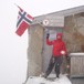Snøstorm på Gaustatoppen 9 Oktober 2011