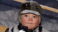 Det snør (Foto: Trine Krøtøy Sand, Biri)