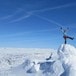 Toppglede på Kyrkjedørsnuten i Skarvheimen søndag 11. april 2010