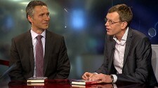 Video Stoltenberg i studio (Foto: Nyhetsspiller)