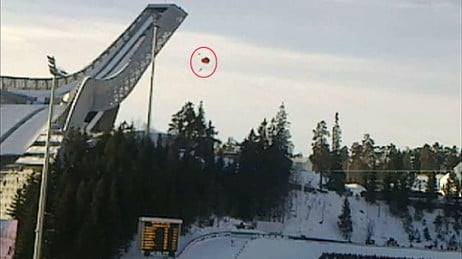 Video Ett annerledes hopp fra kollen (Foto: Nyhetsspiller)