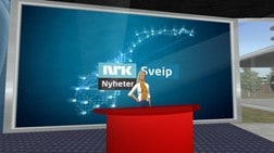 Sveip studio i Second Life (NRK)