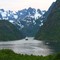 Hurtigruten inne i Trollfjorden

