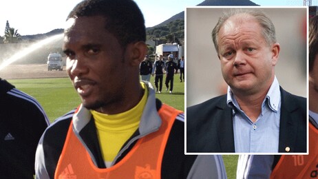 Samuel Eto'o (Foto: Knut Nesbø/NRK) Samuel Eto'o (Foto: Knut Nesbø/NRK)