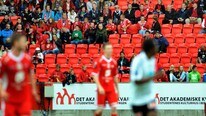 Glissent på Brann stadion (Foto: Hommedal, Marit/SCANPIX) Glissent på Brann stadion (Foto: Hommedal, Marit/SCANPIX)