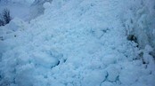 Snøras på fylkesveg 337 til Veitastrond