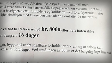 Forelegg mot Christian Høibø (NRK) Forelegg mot Christian Høibø (NRK)