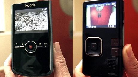 Kodak Zi8 (t.v.) og Creative Vado HD (Foto: Ron Harris/Scanpix/AP)