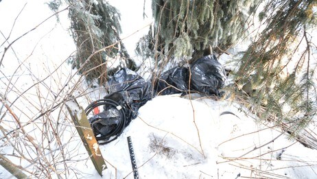 Skjulested (Foto: Politiet) Skjulested (Foto: Politiet)
