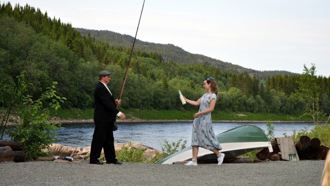 Fra generalprøven mandag. (Foto: Elin Solvang)