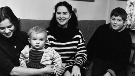 Annemarta Borgen med barn (Foto: Aage Storløkken/NTB scanpix)