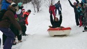 Jolleferd - Slik ble akebakket offisielt åpnet.