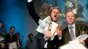 Skup-vinnarane Gøran Skaalmo og Trond Sundnes