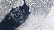Satellittbilde isvirvel