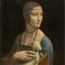 Leonardo: Portrett av Cecilia Gallerani (1489-90). Leonardo: Portrett av Cecilia Gallerani (1489-90).