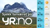 Promo sjekk turværet på yr.no Promo sjekk turværet på yr.no