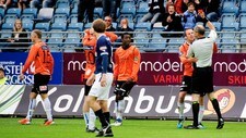 Joackim Jørgensen utvist mot Viking (Foto: Ellingsen, Tommy/SCANPIX)